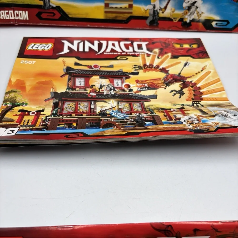 Lego Ninjago 2507 Fire Temple - Incomplete Read! Partial